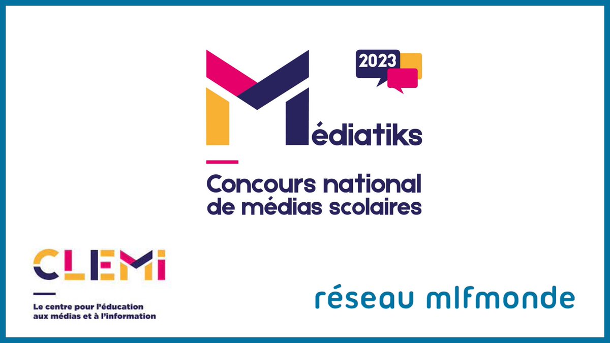 Bravo aux établissements du #RéseauMlfmonde lauréats du concours #Médiatiks <a href="/LeCLEMI/">CLEMI</a>. Mention spéciale au Prix national pour FISO Webradio <a href="/CM2Cedric/">CE2 Cedric</a> <a href="/FAISPDX/">FAIS</a> ! Prix "catégorie établissements à l'étranger" : félicitations à <a href="/lfimalrauxrabat/">Lycée français international André-Malraux</a> et <a href="/LgmAddis/">Lycée franco-éthiopien Guebre-Mariam</a> !

mlfmonde.org/concours-media…