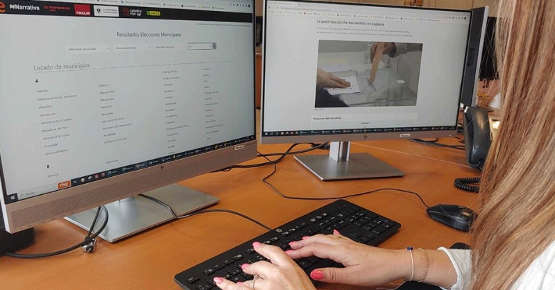 ONCE_oficial's tweet photo. 🔝RTVE pone a prueba la #InteligenciaArtificial para cubrir el #28M, #accesible con la asesoría y colaboración de ONCE

🔗https://t.co/PgbykBYQU4

Participan @NarrativaAI, @awscloud_es, @CanalUGR, @uclm_es 
#IA #Elecciones28M #Elecciones2023 @rtve