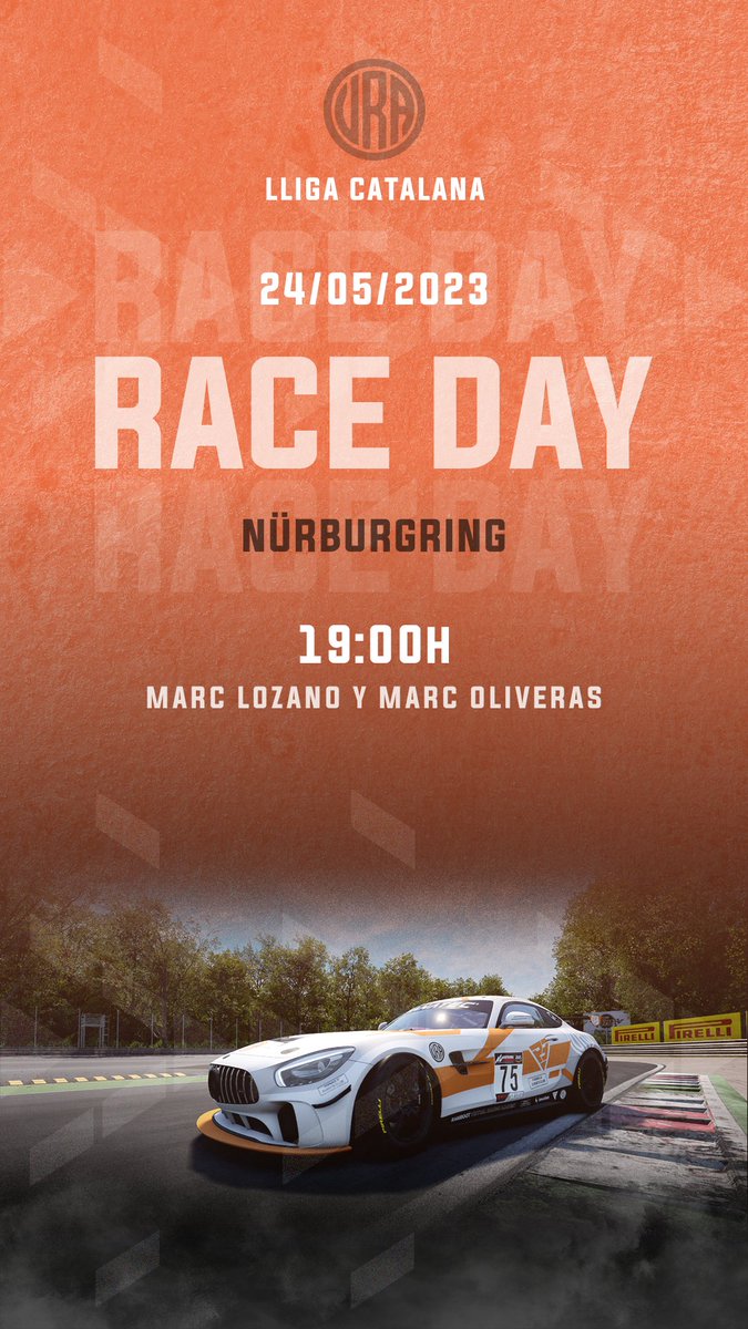 ¡Vamos a por la quinta jornada de la <a href="/Lligaesportscat/">Lliga Catalana d'eSports</a> !🫡

Esta tarde el equipo #RambootVRA compite en el circuito de Nürburgring y lo puedes seguir en directo en Twitch.tv/lopeznorman44 😏

¡A por todas, equipo!💪
 #lligaeSportscat