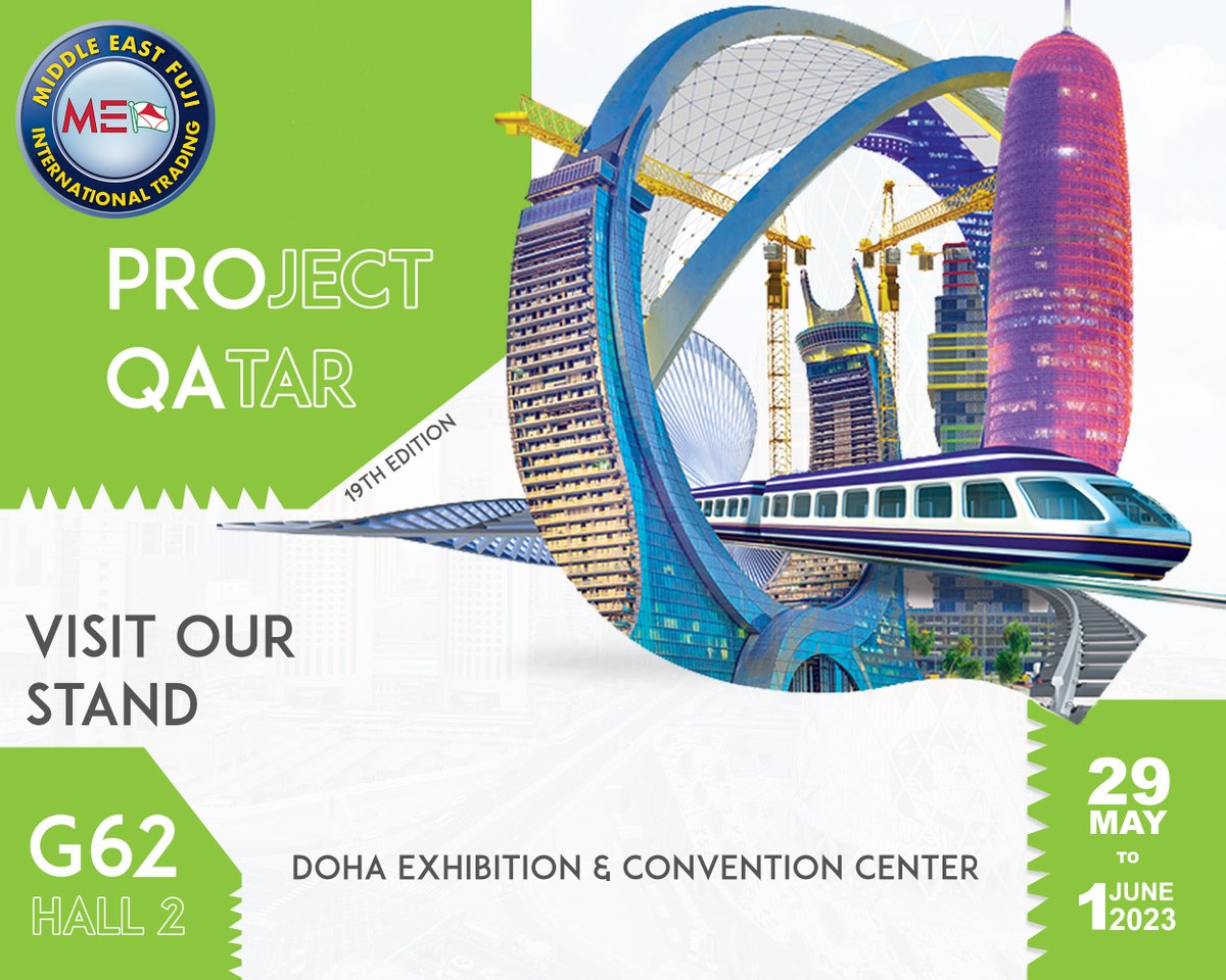 Join us on an exciting journey at Project Qatar!

Come and visit us at Stand G26, Hall 2 - Doha Exhibition & Convention Center. 
 
#ProjectQatar #MiddleEastFuji #qatar #doha #InnovationUnleashed #IndustrialTools #SafetyEquipment #ElevateYourProjects