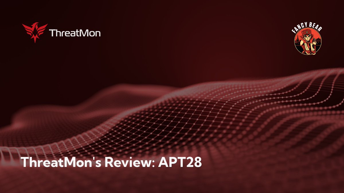 📢 ThreatMon's New Series Is On The Air!

The first guest of the series, which examines a group of APTs every week and provides detailed analyzes about APTs: APT28, also known as Fancy Bear.

👥 APT28 is a known #APT group based in #Russia. It has been actively attacking since…