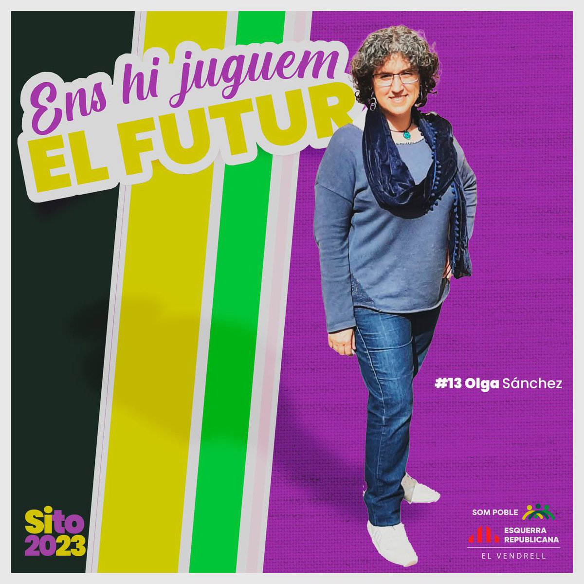 ERC_elvendrell's tweet photo. 1️⃣3️⃣ Olga Sànchez @camihumanistic , la candidata en la posició 13, és una persona molt implicada en l'ambit de la diversitat funcional i membre de l'Associació @AvancemJunts_bp 

També diu #SiAlCanvi perquè #EnsHiJuguemElFutur i detallarà les  propostes d’inclusió 👇🏼 https://t.co/rmzj9qBQQw