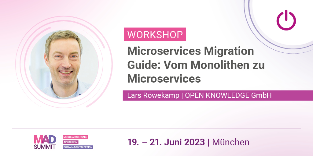 5 Jahre Kundengespräche führten zu diesem Workshop 🗣

Lerne von <a href="/mobileLarson/">mobileLarson</a> Know-how für eine gelungene Microservices Migration anhand eines konkreten Beispiels auf dem MAD Summit vom 19. - 21. Juni in München. 

Erfahre mehr: ow.ly/7oeh50OpQXS