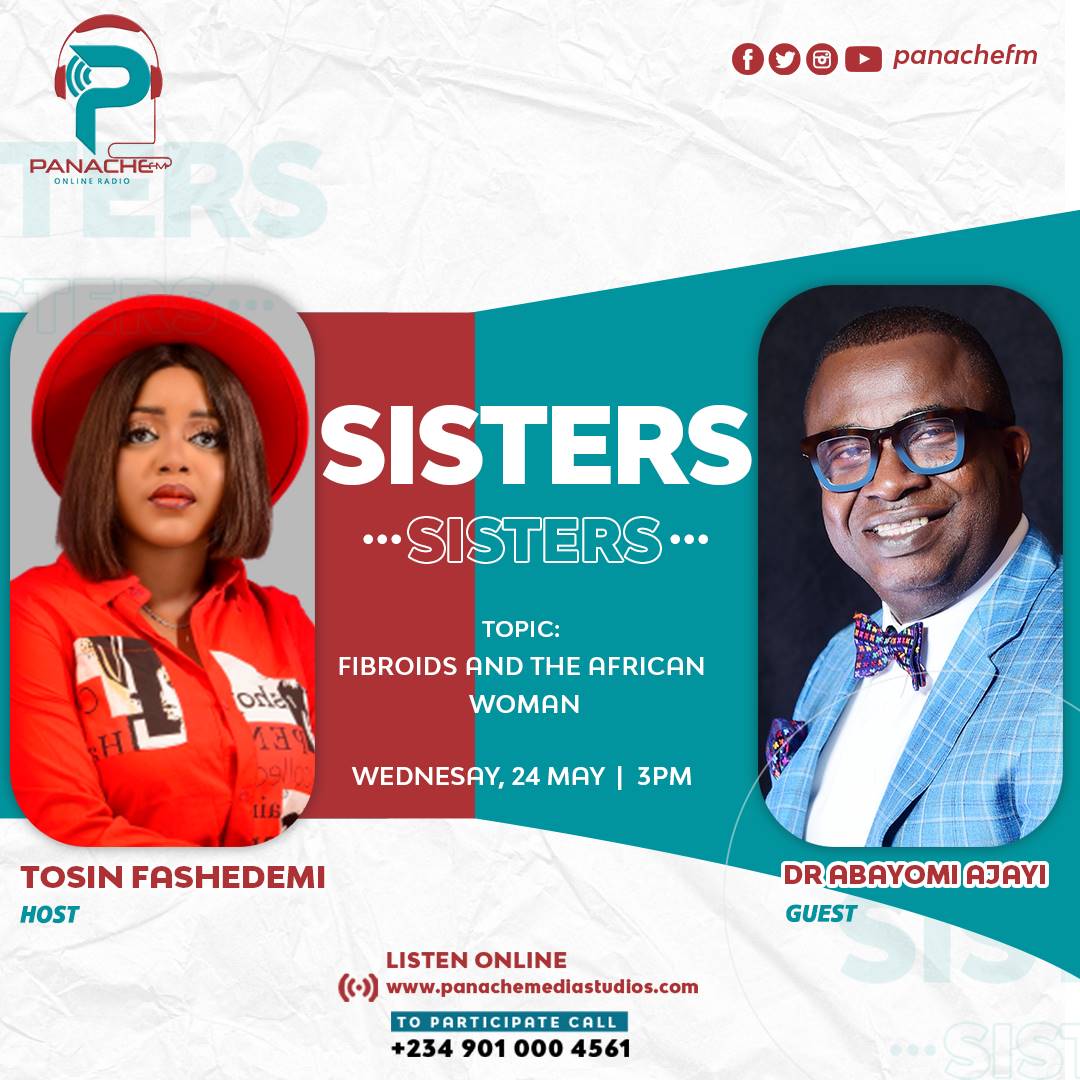 fibroidcare_'s tweet photo. Join Dr. Abayomi Ajayi and host Tosin Fashedemi on Panache FM, as they shed light on 'Fibroids And The African Woman.' Tune in this Wednesday, May 24th at 3 PM WAT.

#WomensHealth https://t.co/3eJe5jBgjn