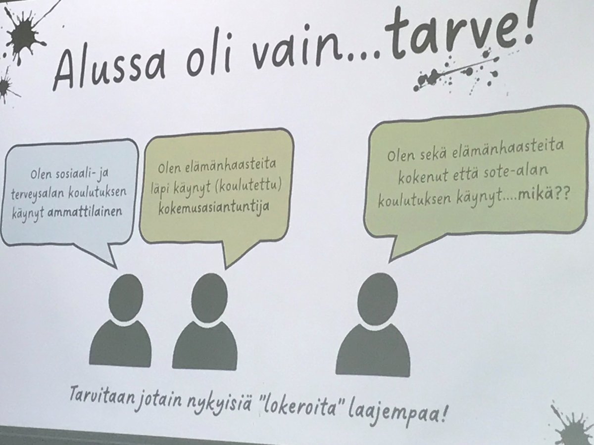 Eilen #KokonaisenaTyössä -hankkeen tilaisuudessa Janette Ahvenainen kertoi kokemusosaamisen ja ammattiosaamisen yhdistämisen potentiaalista ja haasteista. Tematiikkaan liittyvä selvitystyö valmistuu hankkeessa syksyllä. #UudistuvaJaOsaavaSuomi <a href="/DiakAmk/">Diakonia-amk</a> <a href="/SDO_kampukset/">SuomenDiakoniaopisto</a> <a href="/HDLsaatio/">Diakonissalaitos</a>
