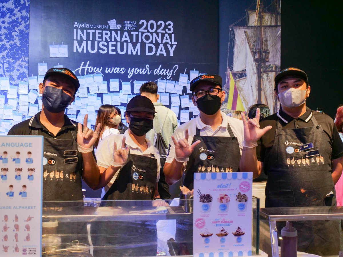 overdoughsph's tweet photo. It was a goOD #InternationalMuseumDay at #AyalaMuseum ✨ Sharing a day of art, history, and food with goOD people 🧡 Have us on your next events! Send us a message or email us at info@caravanfgi.ph 💌  

#Overdoughsph #Elaitph #eventsph #dessert https://t.co/G7usdXae9s