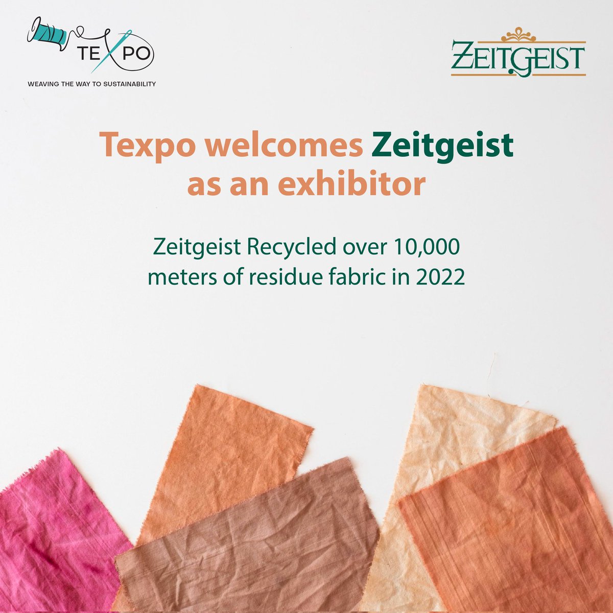texpo_official (@texpotdap) on Twitter photo Ready to get inspired by the latest trends in textile design? <a href="/zeitgeistspirit/">Vaishali Basu Sharma</a> will be joining us for exhibiting creativity and innovation!
#texpo2023 #textileindustry #sustainablefashion #texpoexhibit #internationalexhibiton
#pakistanitextiles
#weavingthewaytosustainability Ready to get inspired by the latest trends in textile design? <a href="/zeitgeistspirit/">Vaishali Basu Sharma</a> will be joining us for exhibiting creativity and innovation!
#texpo2023 #textileindustry #sustainablefashion #texpoexhibit #internationalexhibiton
#pakistanitextiles
#weavingthewaytosustainability