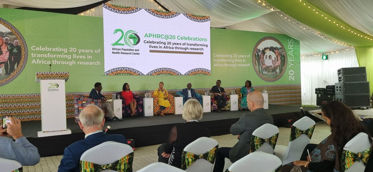 akziraba's tweet photo. @aphrc celebrating 20 years of influencing population and health policies and actions on the continent through research and capacity devt. #APHRC@20 https://t.co/UbS4UCOlyI