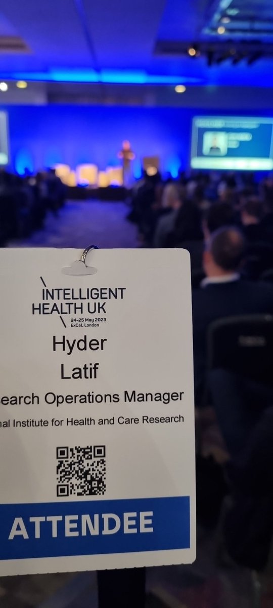 Here at @IntHealthAI Intelligent Health 2023 in London. Looking forward to a great day of networking and great talks #IHUK23 @MedConnectNorth