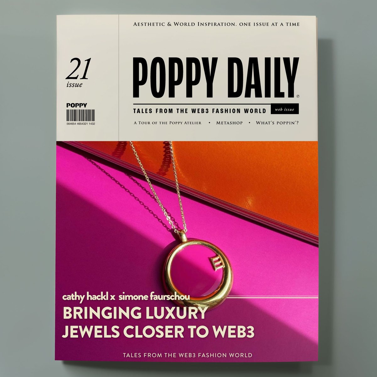 | Poppy Daily |

@CathyHackl 's new project #VerseLuxe is set to explore the possibilities of technological innovation in fashion. 
The startup’s debut collection, #Frillz, is a first-of-its-kind concept centered around the idea of connecting high-end jewels with #NFC chips.