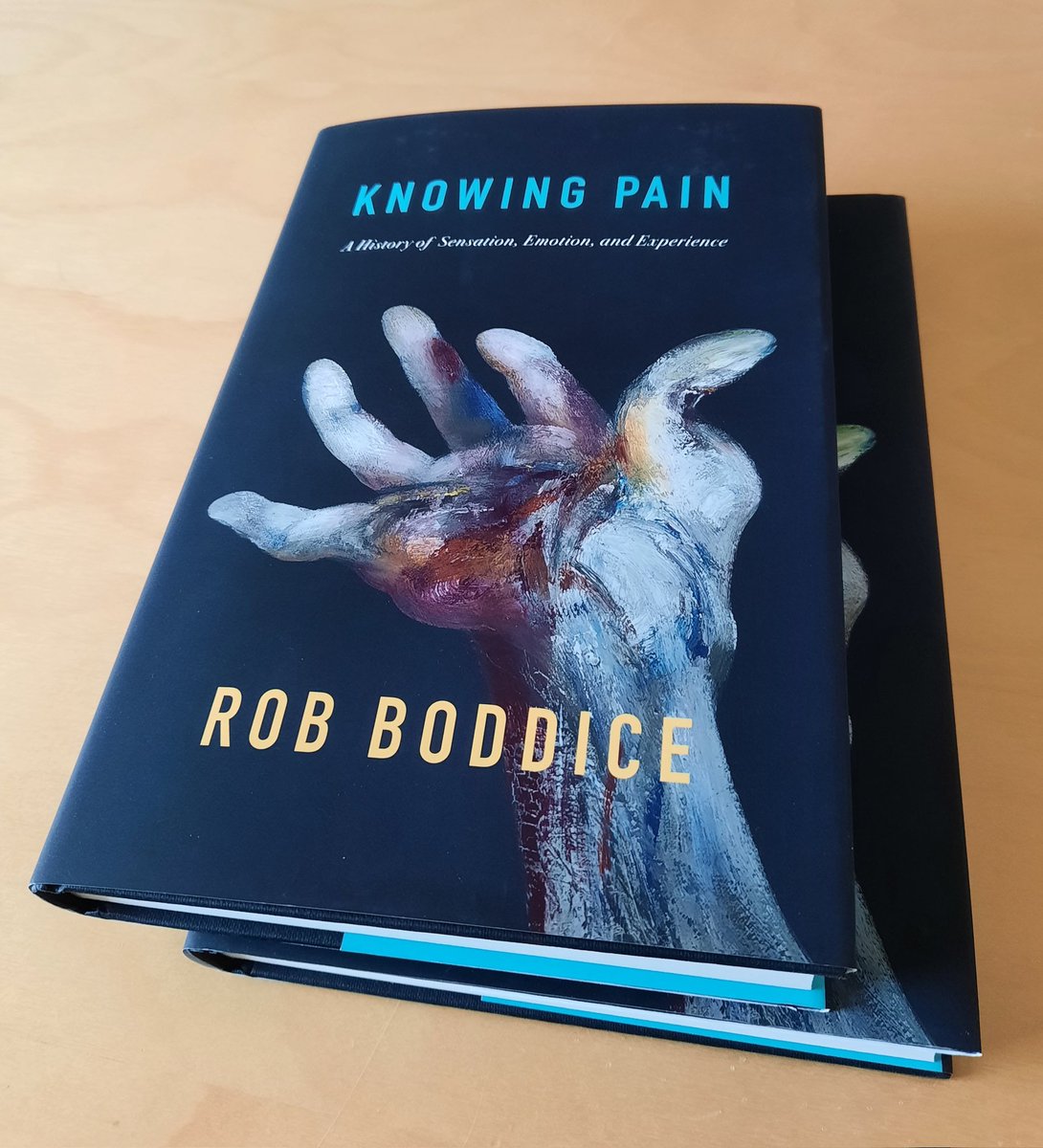 Publication day for Knowing #pain  is officially Friday 26th May, though copies are already circulating. It's the most important book I've written and the most politically urgent. #histmed #histsci #medhums #twitterstorians #emostory politybooks.com/bookdetail?boo… Please share!