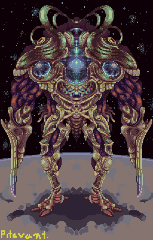 Pitavants's tweet photo. #pixelart #Space #Aliens #art https://t.co/AgkzgBR4sE