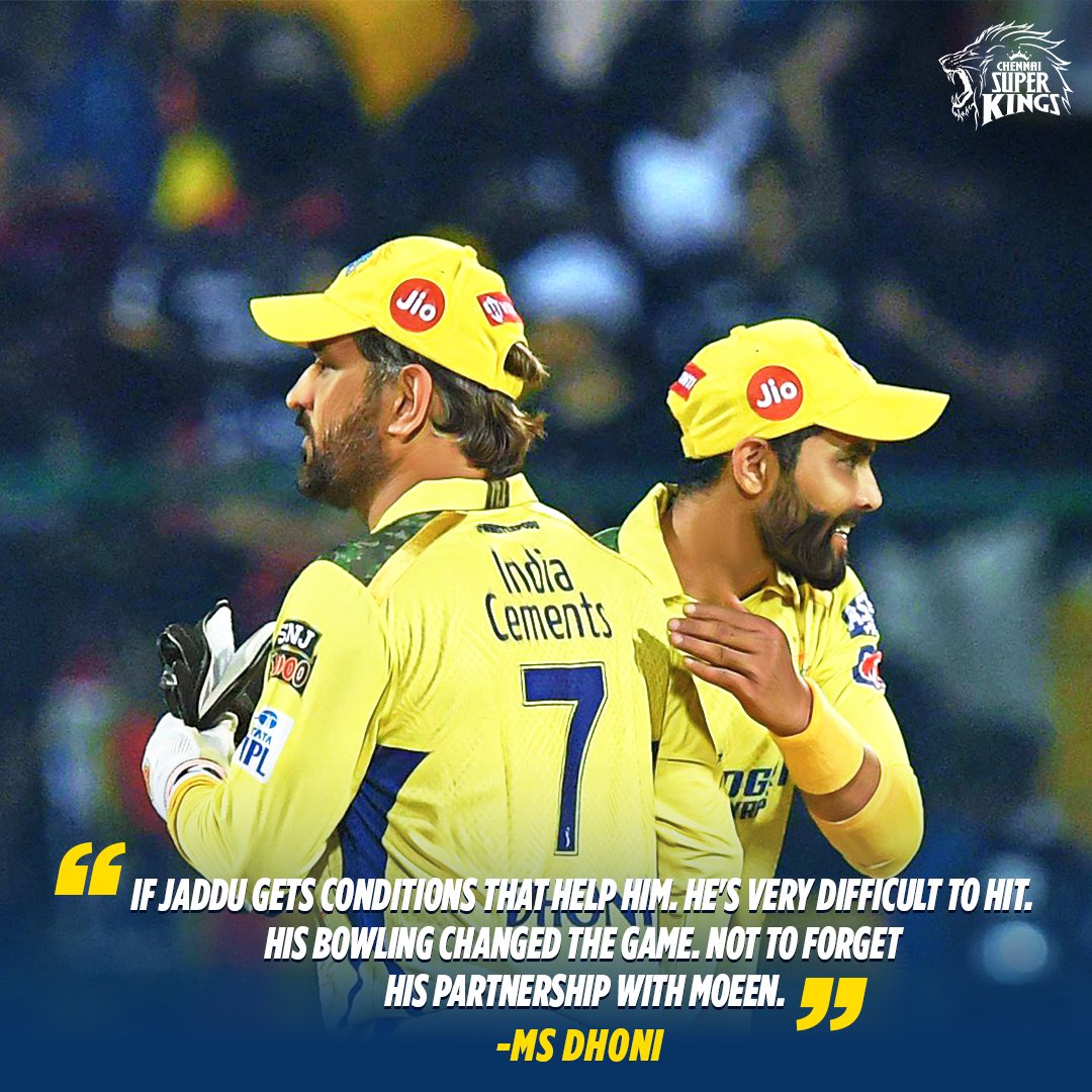 Jaddu’s touch of magic! 🎱✨

#IPL2023 #WhistlePodu #Yellove 🦁💛  @imjadeja @msdhoni