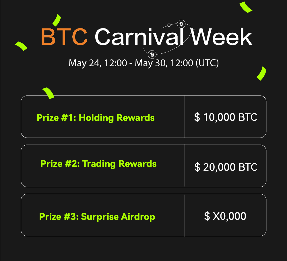 wallet's tweet photo. 📢#OKX Web3 is bringing the #BTC Ecological Carnival Week! Earn up to 🎁$30,000 BTC and Surprise Airdrops.
Prize 1️⃣: Rewards for Depositing #BRC20 ($10,000)
Prize 2️⃣: Rewards for Trading BRC-20 ($20,000)
Prize 3️⃣:  $?0,000 Surprise Airdrop👀
Learn more👇
https://t.co/clySVYjcGz https://t.co/M40YKH2C73