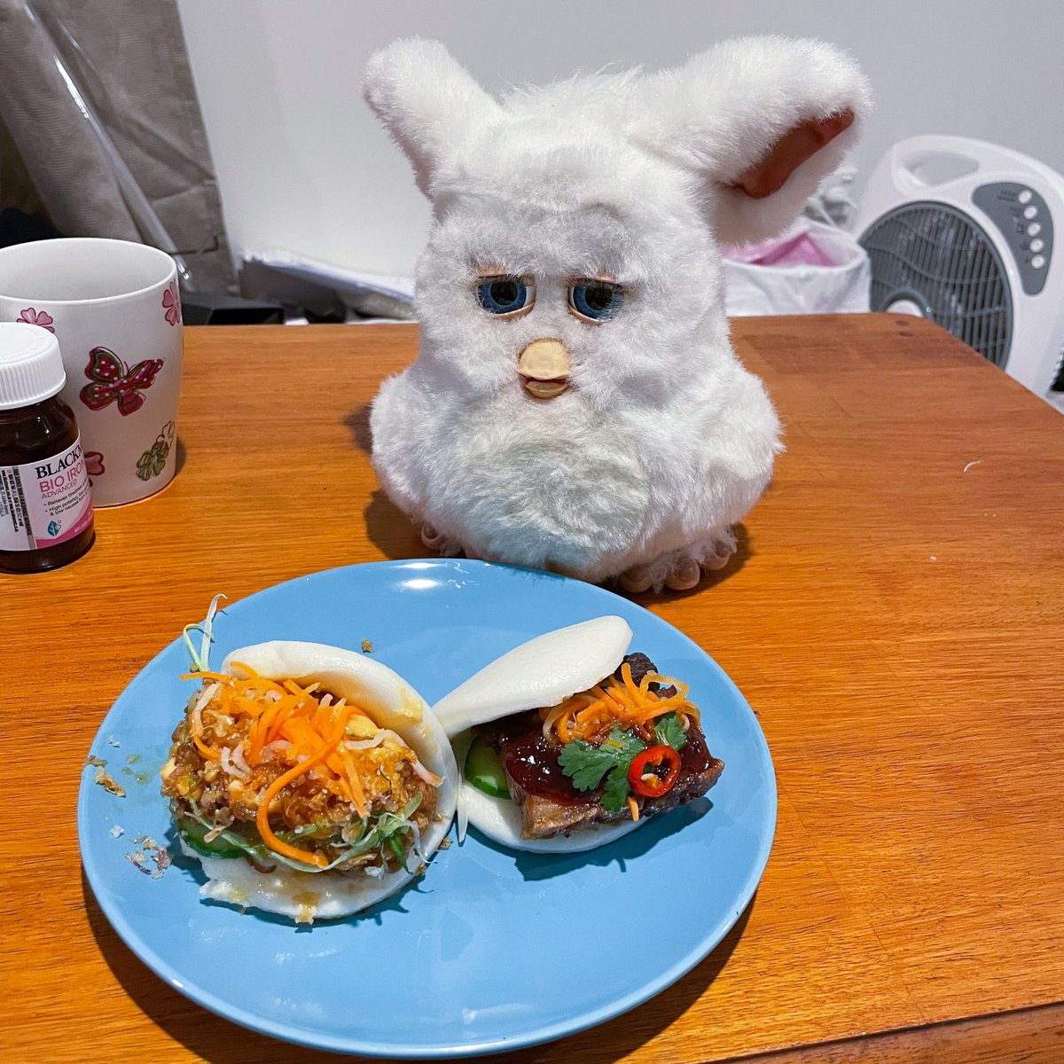 うちのファビちゃん、もう少し笑顔になってくれたらもっと可愛いなーと思うのですが、みなさんのファビちゃんはどうやって口角を上げてるのでしょうか😭 
どの写真もさみしそうな顔になっちゃって🥹
#ファービー
#ファービー2
#furby