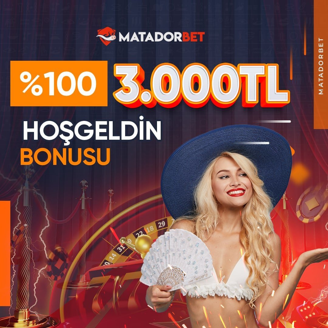 🥳 %100 Hoşgeldin Bonusu İle Kazanmaya Başla!

✅ Matadorbet'e Kayıt Olun, 

💰Minimum 100 TL Yatırım Yapın,

🎁 3.000 TL'ye kadar %100 Bonus Kazanın! 

📱 Matadorbet Giriş:  cutt.ly/S9vfwpd