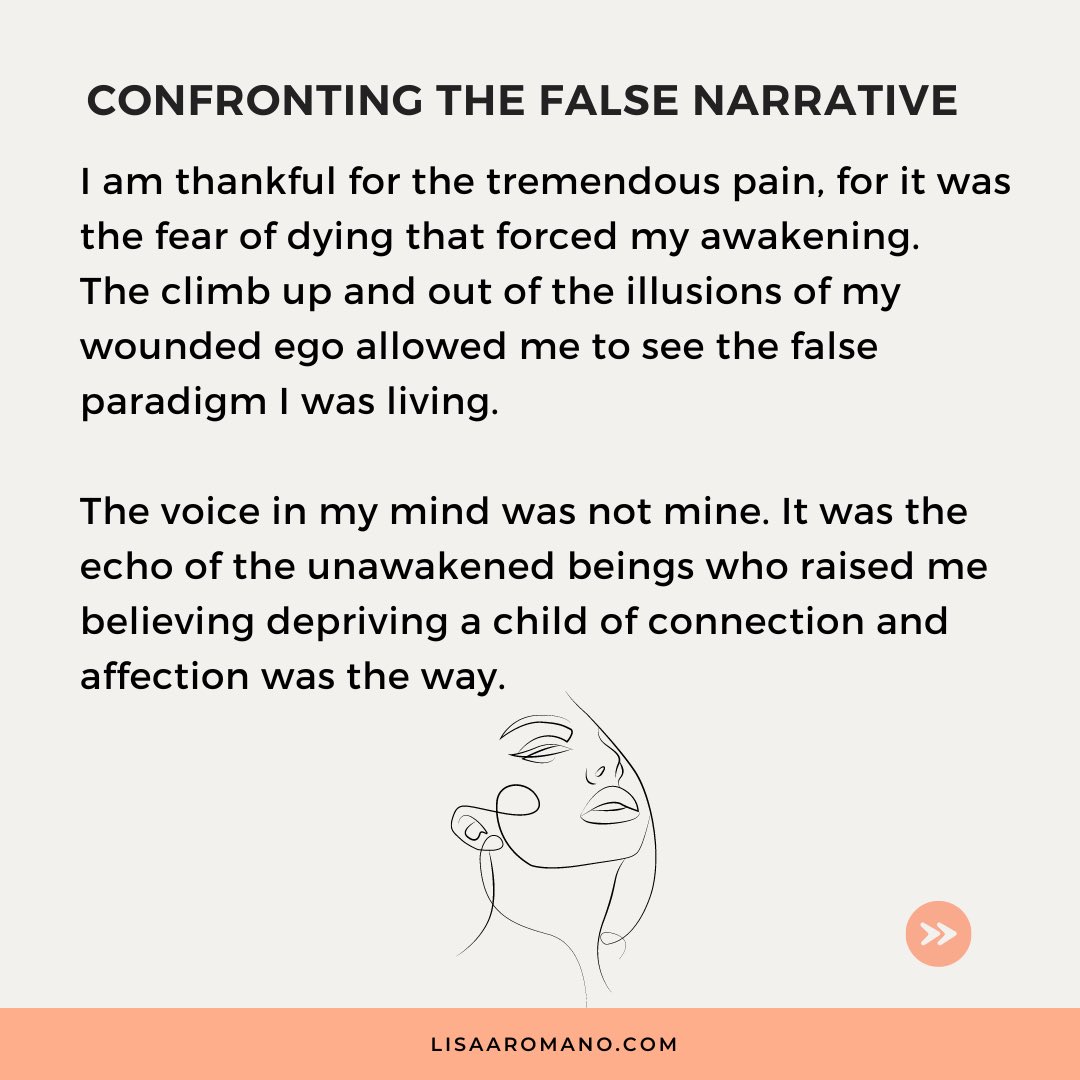 lisaaromano1's tweet photo. If you are here to evolve your soul, pain will awaken you and give you the strength to confront the illusions you are not. #childhoodtrauma #healingjourney  #adultchildrenofalcoholics #awakening #theroadbacktome #codependency #thematrix https://t.co/kSJLddcfLY