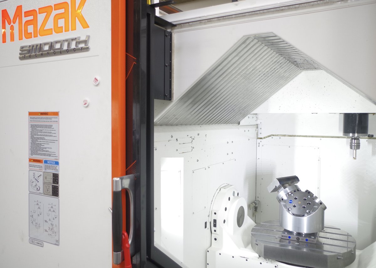 FerrositiUK's tweet photo. Say hello to our VARIAXIS I600 by @MazakEurope π
This #5Axis #Milling #Machine is a highly versatile, simultaneous centre that #manufactures multiple & #ComplexComponents, whilst improving #LeadTimes & #Accuracy!
It helps us provide #HighQuality & #CostEffective #Prices. π https://t.co/5NBeqT2250