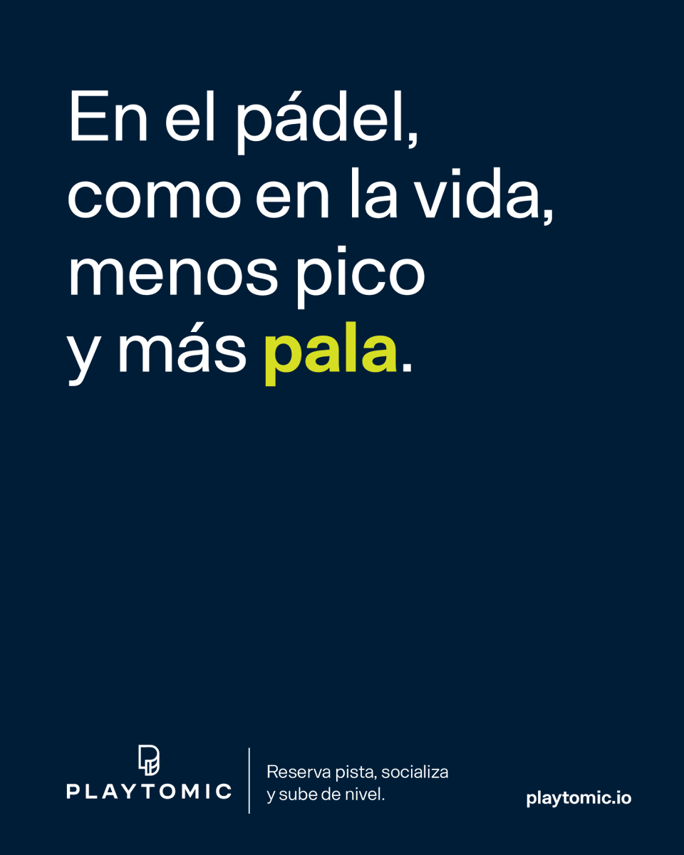 ¡Encantados de anunciar que Playtomic nos ha elegido como su agencia creativa!

Con más de 20.000 pistas de pádel en todo el mundo, Playtomic propone un nuevo formato que socializa la práctica deportiva uniendo jugadores y clubes a través de su plataforma digital.

¡Bienvenidos!