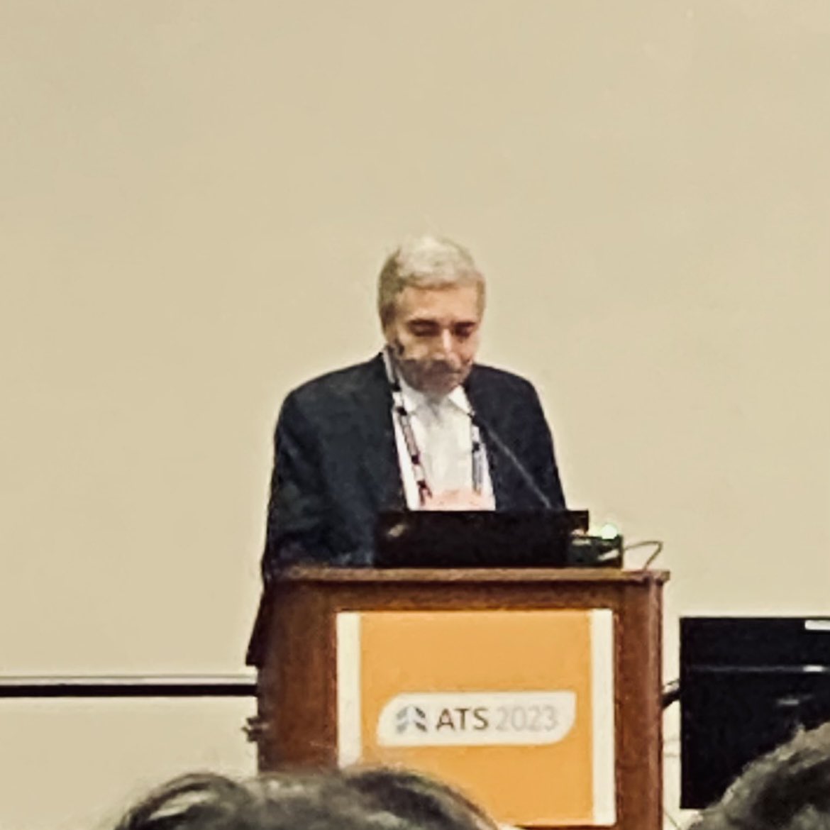 NuformixPlc's tweet photo. Prof. Luca Richeldi stating yesterday at #ATS2023 that inhalation is part of a brighter future for #IPF treatment #NXP002 #NFX https://t.co/4mILn89RfQ