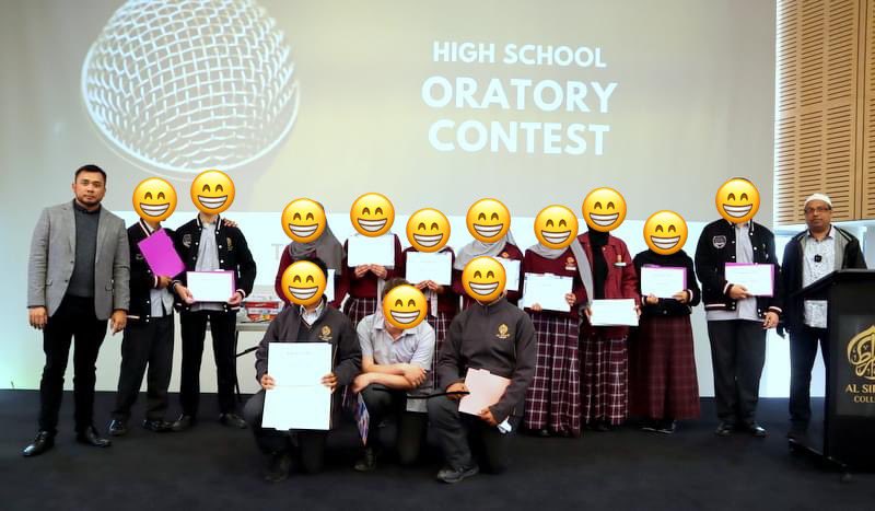 suffian_amin's tweet photo. Congratulations to Al Siraat College’s students for their stellar performances at the recent Oratory. Our students displayed unwavering poise and eloquence, captivating the audience with their intellectually stimulating speeches. Well done! https://t.co/cjYoHDcVJz