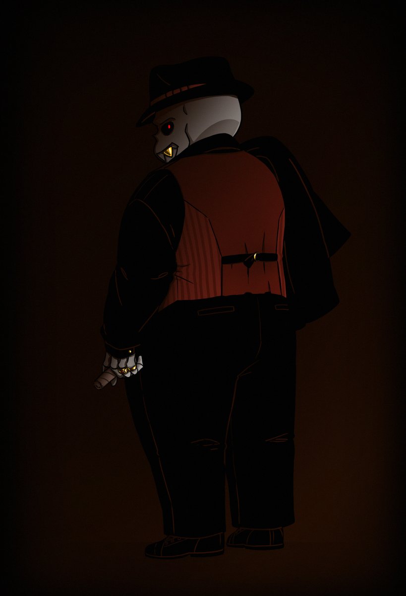 This second prize is for <a href="/Lunavin1995/">UnderLu</a> ! They requested a bara MafiaFell Sans, and I'm always happy to oblige when it comes to MafiaFell Sans!! I hope you'll like your prize, and of course, thank you for your patience with me!!😭😚🙏✨