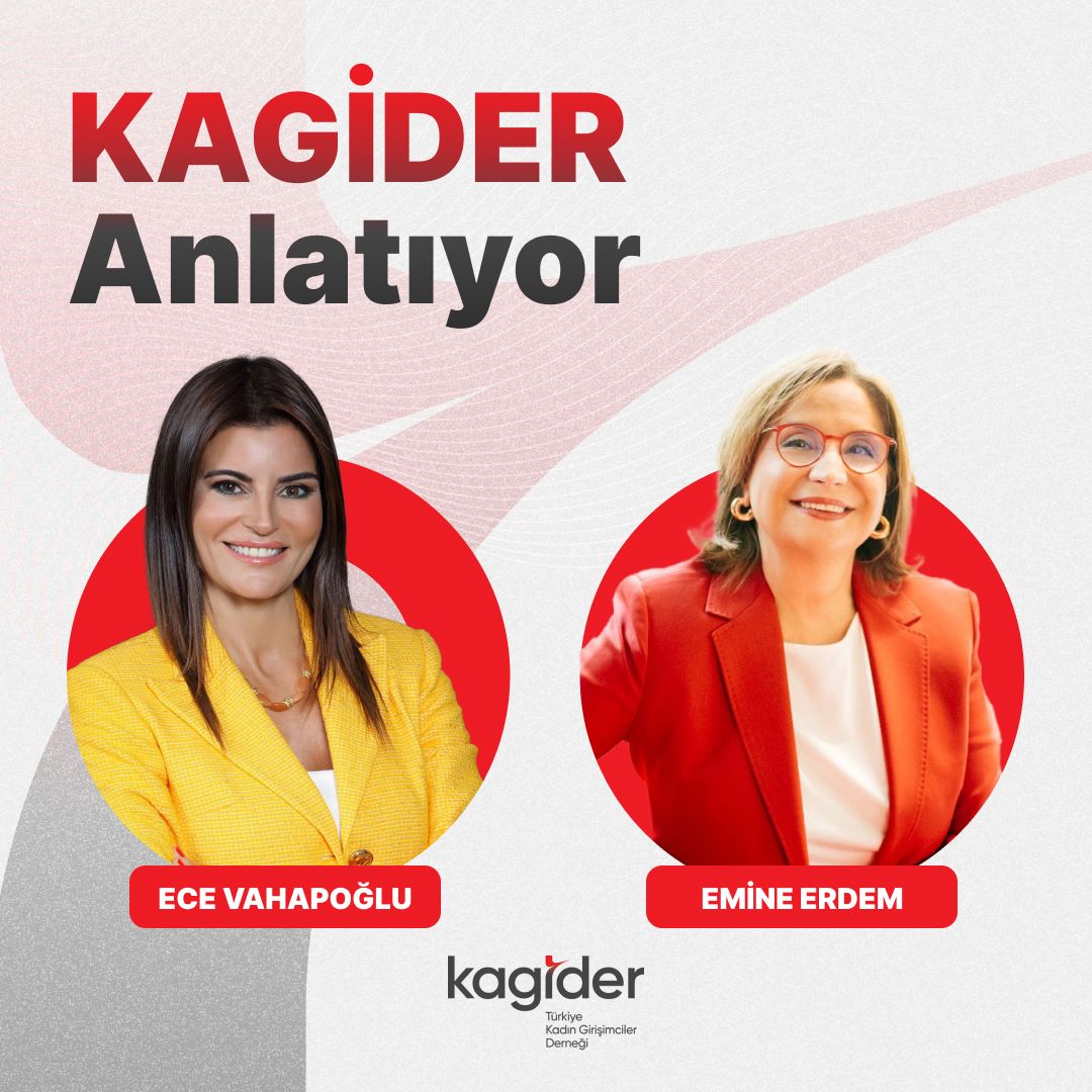 kagider's tweet photo. Yürüttüğümüz çalışmaların çarpıcı etkisini gözler önüne sermek için bir podcast serisi hazırladık. Ece Vahapoğlu moderasyonunda, KAGİDER Başkanı Emine Erdem’in anlatımıyla "KAGİDER Etkisi"ni konuştuğumuz bu özel sohbeti kaçırmayın! https://t.co/MbS7M4XHuq @emineperdem https://t.co/AgYskQOfb2