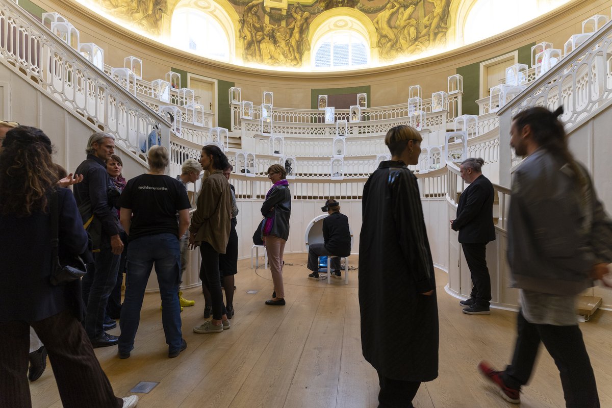 Here are some impressions from yesterday's 3rd edition of ART &amp; TECH TALKS at the Tieranatomisches Theater.
We're happy that so many VRBB members were among the participants! And a special "Thank you" to Silke Ababneh (<a href="/vr4content/">vr4content</a>) for hosting the evening. 

#vr #ar #xr #berlin