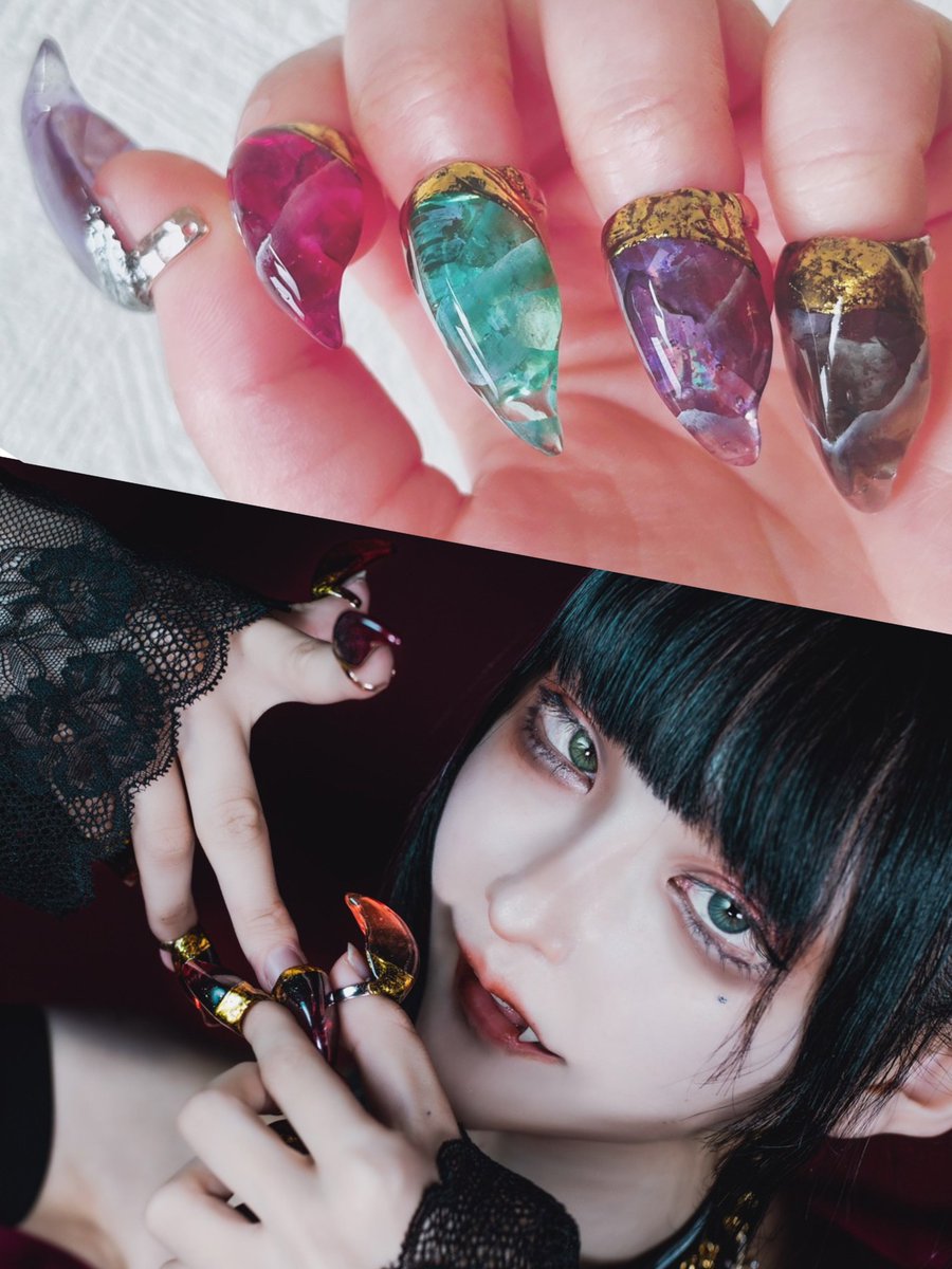 いよいよ本日23時、BASE通販です。 指輪タイプで着脱自由 指先に纏う美