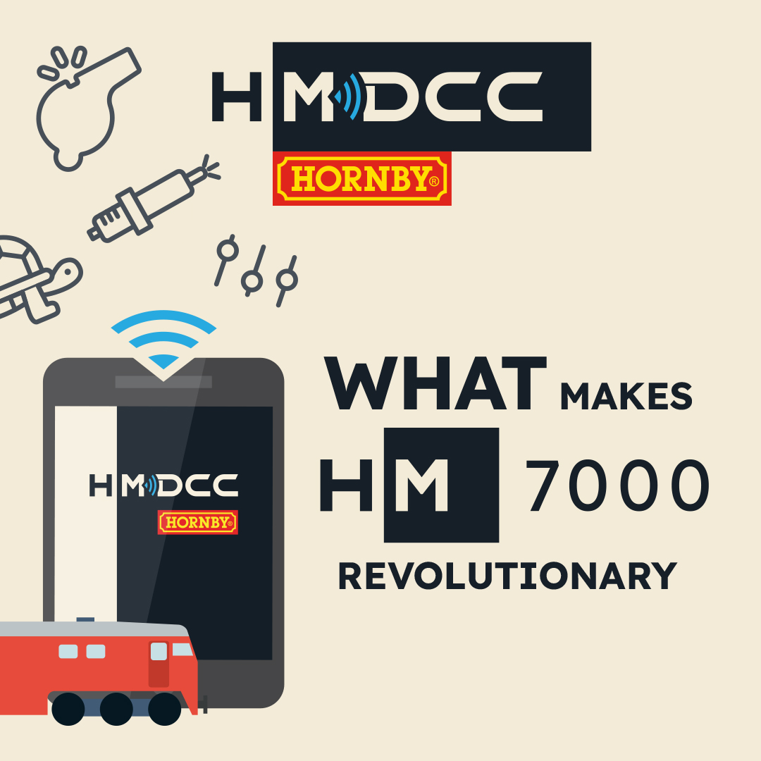 hornby's tweet photo. Discover just some of the many benefits of HM7000 control System and the free Hornby HM|DCC app. 👀
The new and exciting way to control a model railway! Find out more here 👉https://t.co/x5vMr3YSDP
What do you enjoy most about the #HM7000 system?
#Hornby #HMDC #Modelrailway https://t.co/s3zLWzjc3K