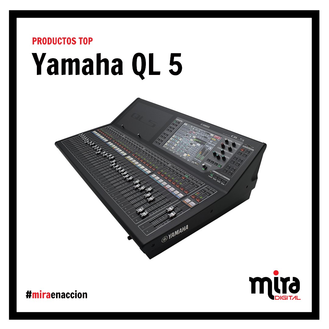 Mira_Digital's tweet photo. 🔊Yamaha QL 5

 Mesas mezcladoras:

✅ Alquiler on-line
✅ Máximo rigor
✅ Pureza de audio
✅ Sonido sólido

🔗 https://t.co/c9ifyuT2K9

¡Trabaja con los mejores, trabaja con nosotros! 

#miraenaccion #alquiler #murcia #audiovisuales #online #happy #yahama #sonido #fyp #🍋 https://t.co/i09zwwP7Ac