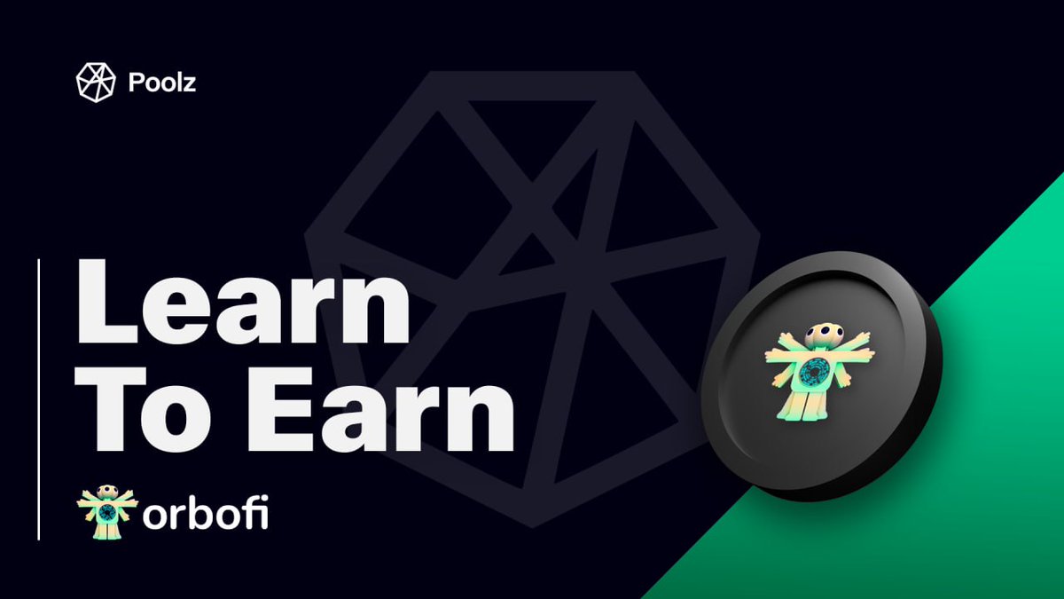 Poolz__'s tweet photo. 💫 Learn 2 Earn with @Orbofi and win 20 $POOLX !

Reply correctly below, Like &amp; Retweet:

1) Orbofi AI is ...
2) TGE Market Cap:
3) IDO Date on Poolz Finance:

Orbofi AI IDO: https://t.co/Od3uOvbJoj https://t.co/72LdF5avzq