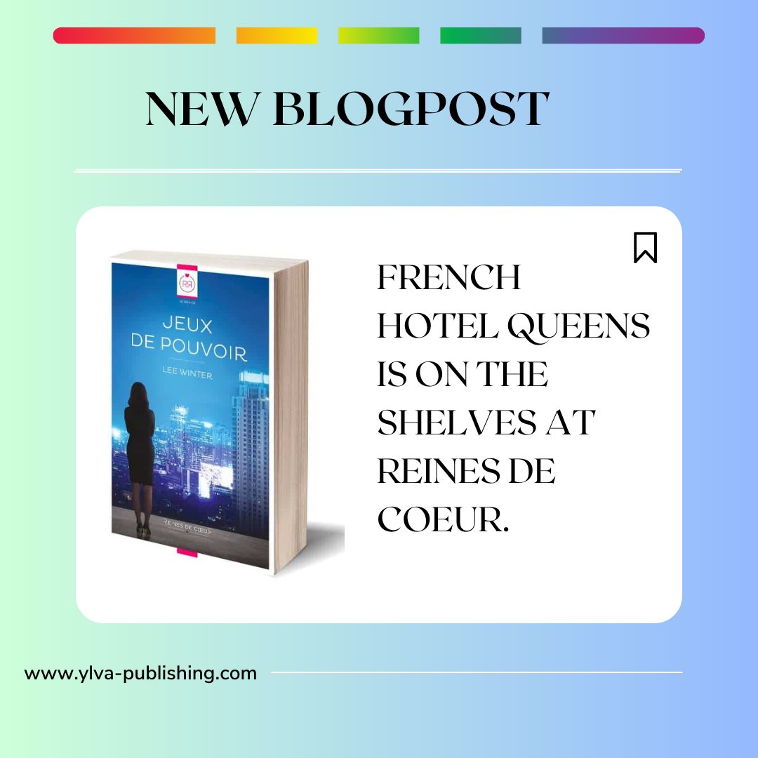 YlvaPublishing's tweet photo. NEW BLOGPOST 🥳
FRENCH HOTEL QUEENS IS ON THE SHELVES AT REINES DE COEUR. 🤩🏳️‍🌈🇫🇷 @ReinesdeCoeur 

Read more about that in this Interview with author @LeeWinterOz 

https://t.co/Qavf4LvD5X

 #books #loveislove #queer #lesbianromance
 #leewinter #blogpost #frenchromance https://t.co/8ZbTXvq8Pu