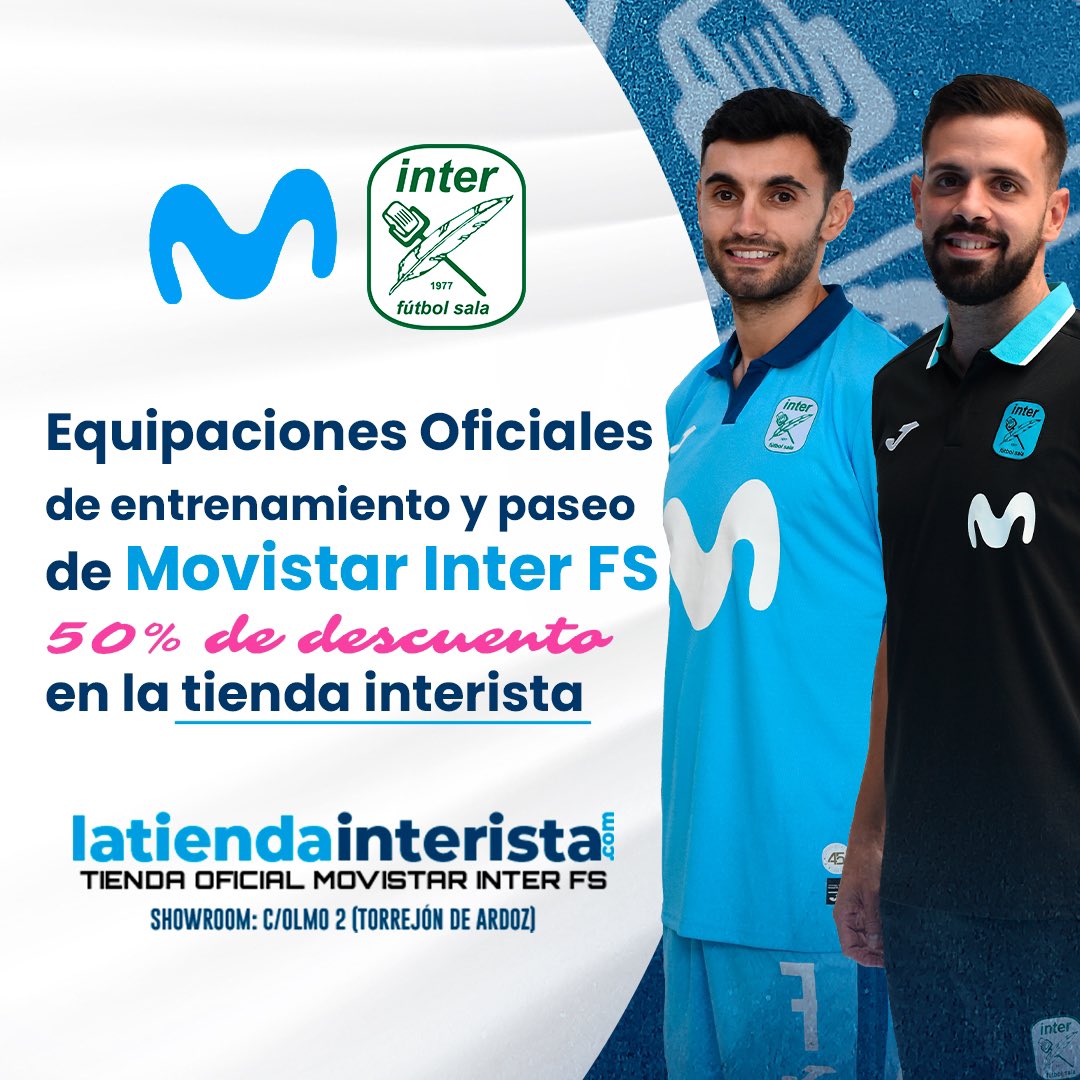 Últimos Días de oferta en toda la línea de Entrenamiento, Calentamiento y paseo..🚨🚨🚨🚨🚨🚨🚨🚨🚨🚨🚨🚨🚨
.
50% de descuento!!!!! 
.
Visita la web oficial o punto de venta 
latiendainterista.com 
.
#interistasoy #futsal #inter #tienda