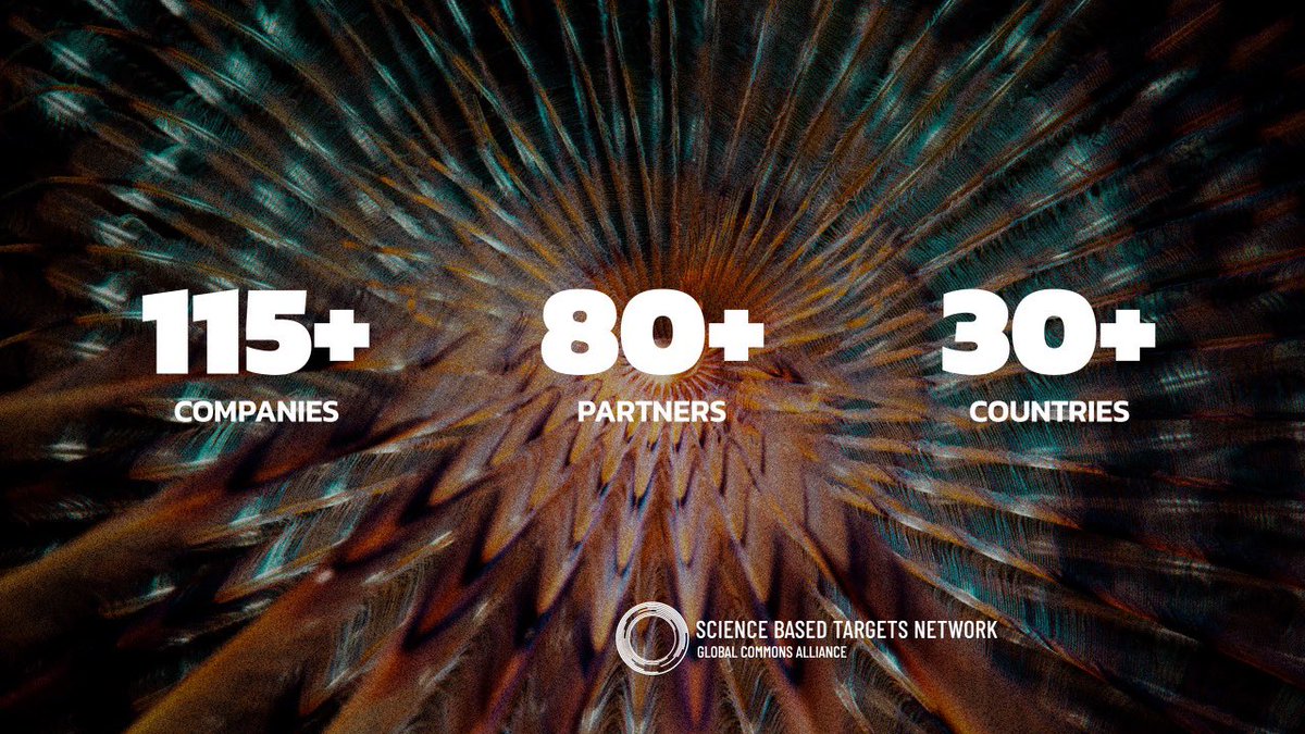 dean_muruven's tweet photo. Delighted to announce the launch of the first #ScienceBasedTargets for #nature, beginning with freshwater and  land. It’s time to start acting #ForNature now. Find out how companies should assess their environmental impact and set relevant targets here 👇

https://t.co/VMAQRAkCxQ https://t.co/gGTympsMLD
