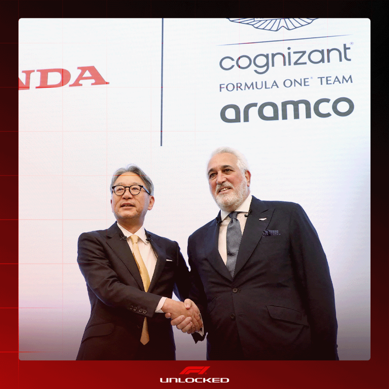F1's tweet photo. We'll see Honda back on the grid in 2026, but what sparked their change of heart? 💭

Lawrence Barretto examines the how and why of Honda's new partnership with Aston Martin 🤝

#F1 #F1Unlocked