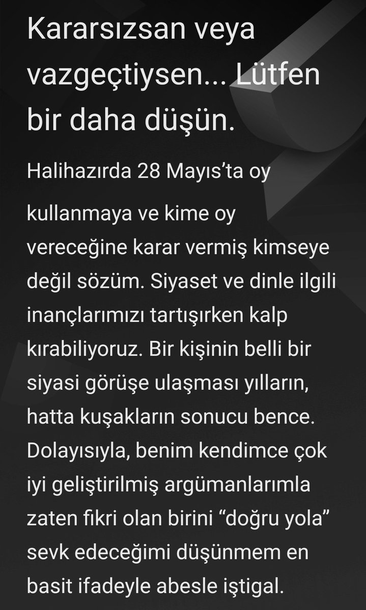 microcebe's tweet photo. Yazdıklarımı sığdıramayınca kendimce böyle bir çözüm buldum...
#OyVer #FarkEder #Secim2023 https://t.co/uPfZTjHFLk