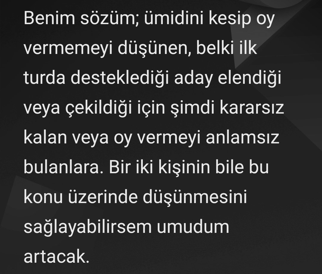 microcebe's tweet photo. Yazdıklarımı sığdıramayınca kendimce böyle bir çözüm buldum...
#OyVer #FarkEder #Secim2023 https://t.co/uPfZTjHFLk