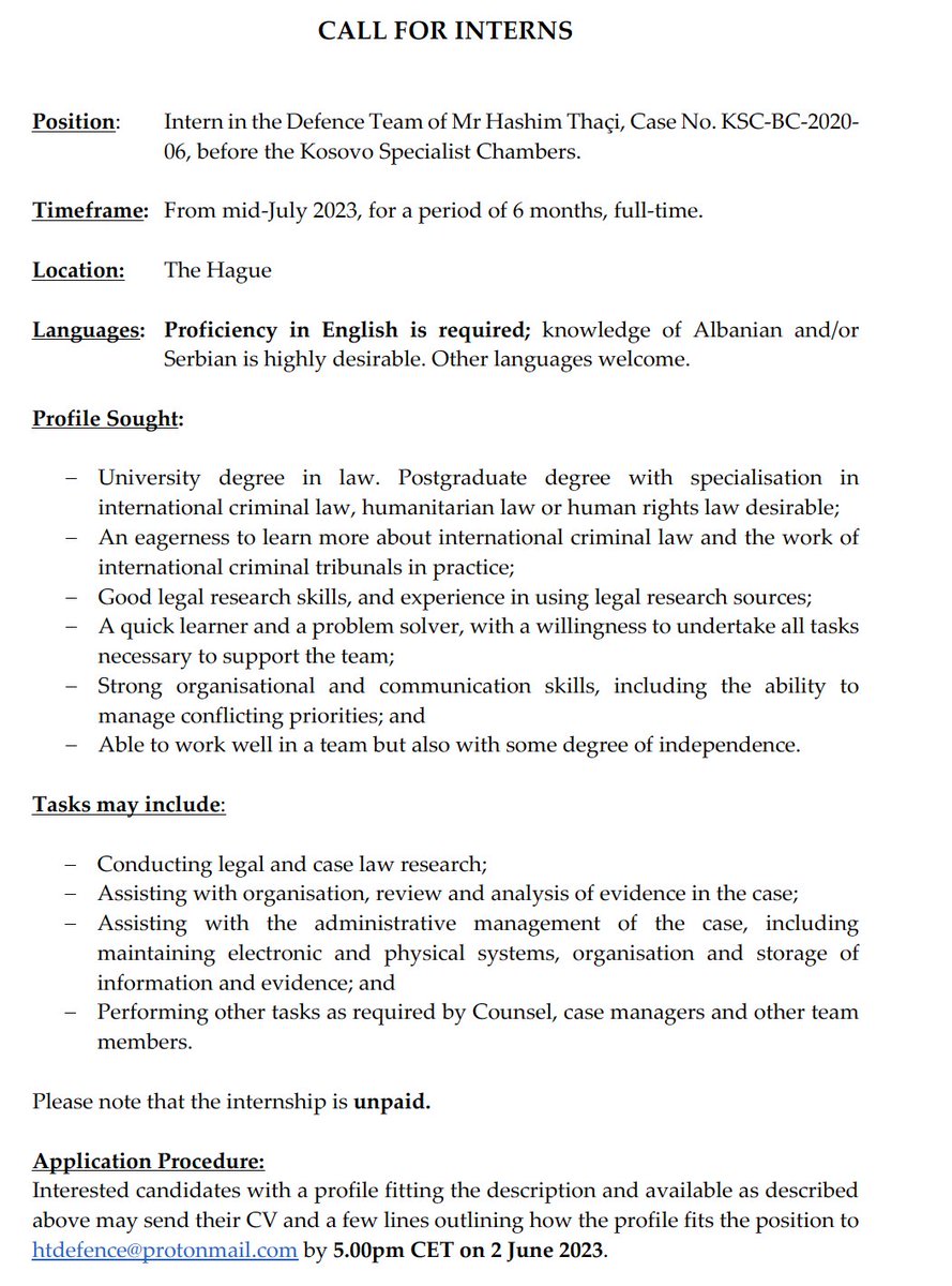 chiaraskol's tweet image. Albanian speaking most encouraged to apply!