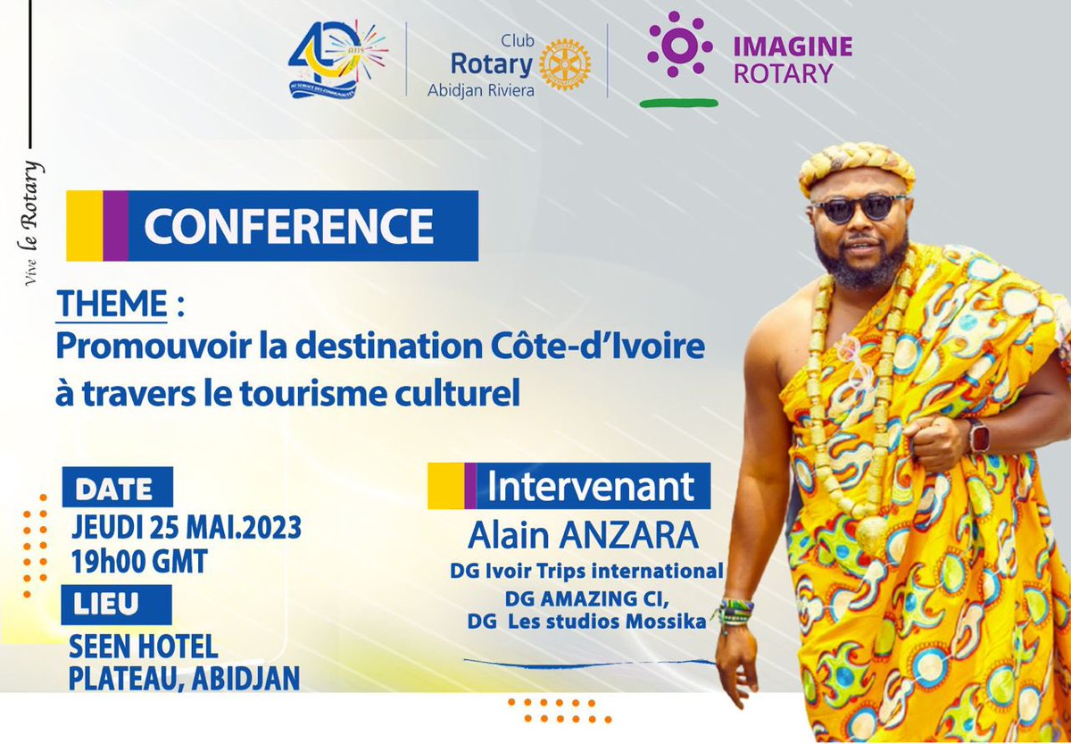 AlainAnzara's tweet photo. 1/2 Le tourisme culturel et patrimonial de la Côte-d’Ivoire

La Côte d'Ivoire possède une diversité culturelle exceptionnelle avec de nombreuses traditions, danses, musiques, artisanats et festivals. https://t.co/3IRzaqOVn6