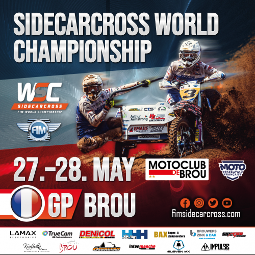 ffmoto's tweet photo. 🟠Side-Car Cross @fimsidecarcross🟠
GP de France🇫🇷-Brou – 27-28 mai 2023 (5/14) : Le MC Brou accueille le gratin mondial ce week-end ! 
➡️https://t.co/YspP5MsALz
#ffmoto https://t.co/jMdRvJbXjE