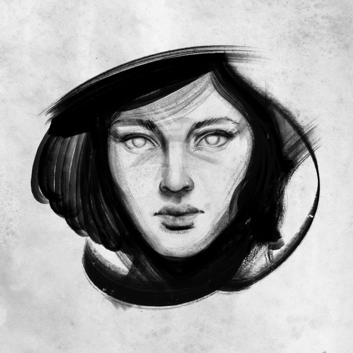 Some recent digital portraits in charcoal brushes
From ref.

#digitalart #portraitart #drawing #sketching