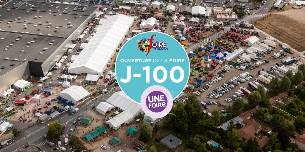 𝗝-𝟭𝟬𝟬 𝗔𝗩𝗔𝗡𝗧 𝗗𝗘 𝗦𝗘 𝗥𝗘𝗧𝗥𝗢𝗨𝗩𝗘𝗥 𝗣𝗢𝗨𝗥 𝗟𝗔 𝟳𝟳𝗘𝗠𝗘 𝗙𝗢𝗜𝗥𝗘 𝗗𝗘 𝗖𝗛𝗔𝗟𝗢𝗡𝗦 ! 🎈

Le compte à rebours est lancé ! Nous avons tellement hâte de vous accueillir pour une édition encore plus incroyable  🤩

#foiredechalons #foire #foireagricole