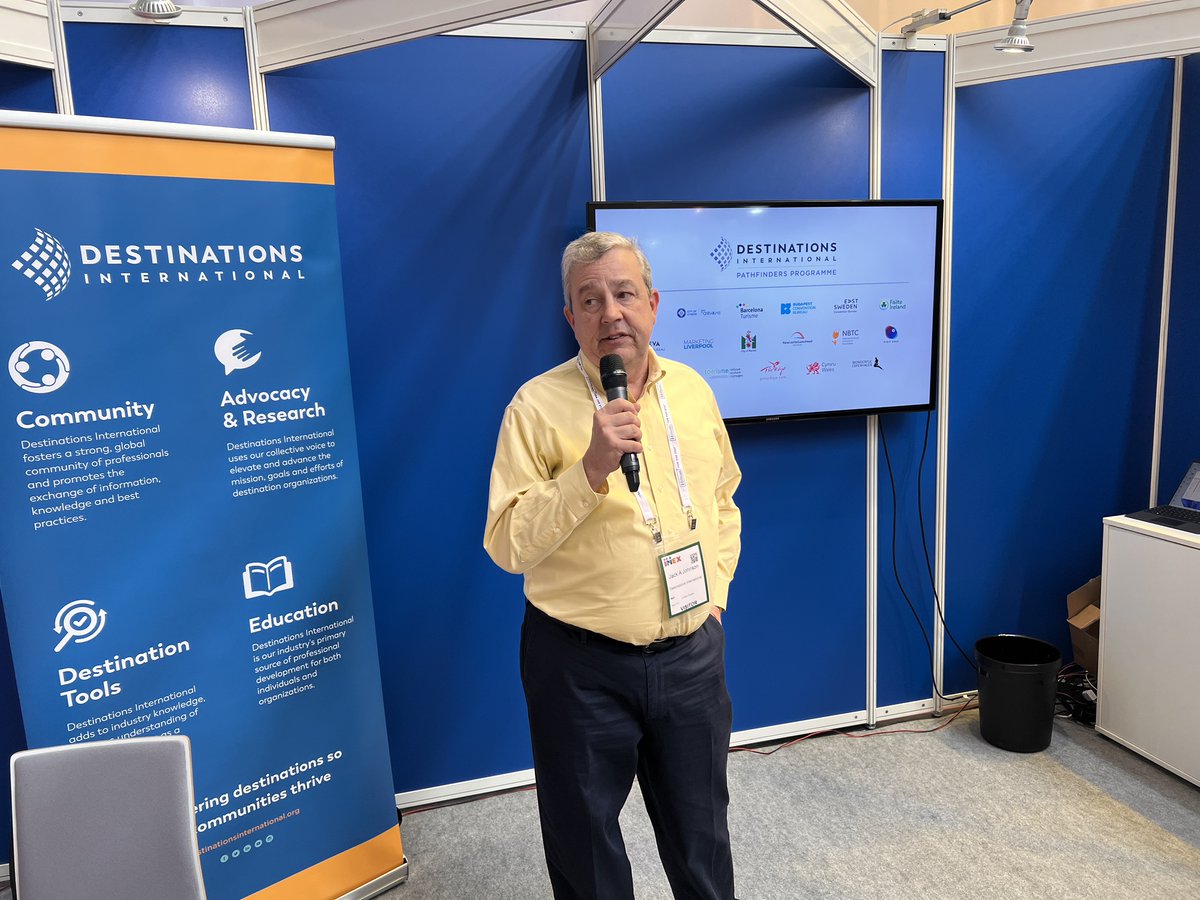destintl's tweet photo. Join us at #IMEX23 for #TalksWithDi at Booth #B175. Happening now: Jack Johnson shared on how our industry is essential. https://t.co/NKPaOjyJh4