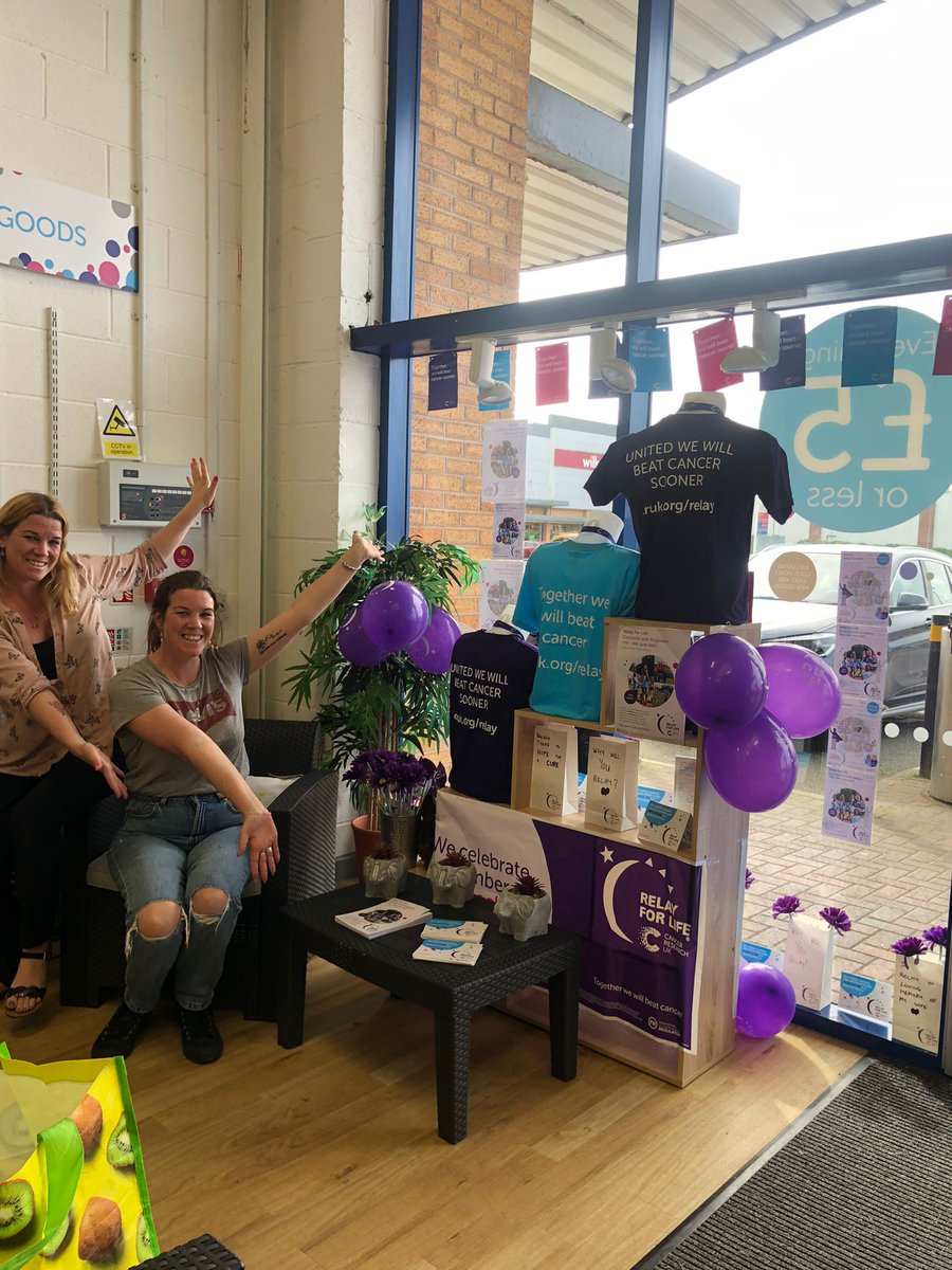 Our Holyhead Superstore has had a makeover from the Gwynedd & Anglesey Relay For Life group! 

Relay For Life is a family festival celebrating the power of community fundraising in the fight to beat cancer.

2023 events in Wales: 

bit.ly/GARelay23
bit.ly/Pontypoolrelay…