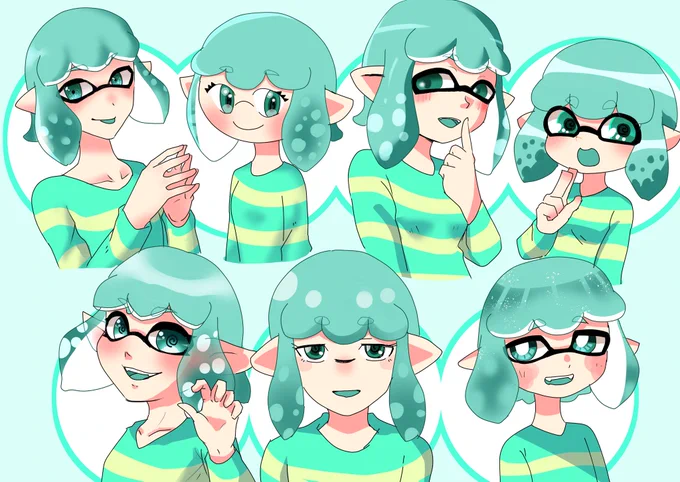 #リプした人の絵柄を真似して描く ひっっさびさにします! くらいで、もしこれより多ければ抽選にさせてもらいまつ 参考に過去のもの載せときます。