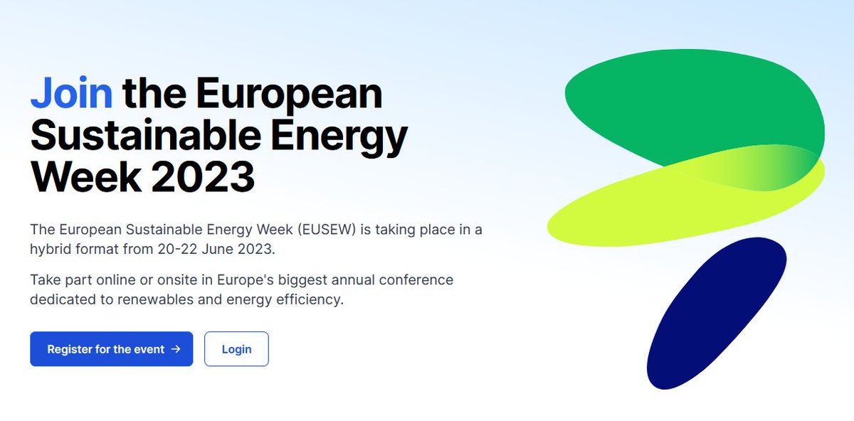V2Market's tweet photo. Welcome to June, the month this year's European Sustainable Energy Week 2023 takes place 🔋👏
Last year, the #V2M did one of the @euenergyweek #EnergyTalks and we can't wait for the upcoming conferences!
🔗 Here's the link to all the information! https://t.co/QnYSveFx56 https://t.co/WpozwktSAp