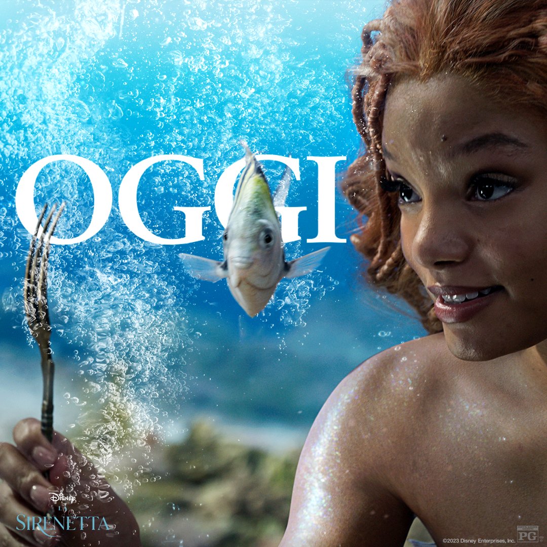 DisneyIT's tweet photo. L'epoca preisterica in cui le creature umane se ne stavano sedute a fissarsi negli occhi tutto il giorno è finita!🌊🐠🦀🐦🌊
🍴Preparate gli arricciaspiccia: 🫧 #LaSirenetta 🫧vi aspetta al cinema https://t.co/3liolnygas