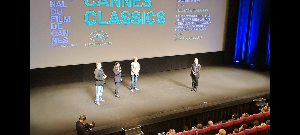 FlorineM_'s tweet photo. Vu il y a quelques jours à #CannesClassics, j'aimerais revenir sur le doc Godard par Godard de Florence Platarets, écrit par Frédéric Bonnaud. Rarement vu un doc sur Godard (et il y en a à la pelle) aussi bien pensé. Les années 70-80 sont traitées à égalité avec la période... https://t.co/kjLRH94LZu