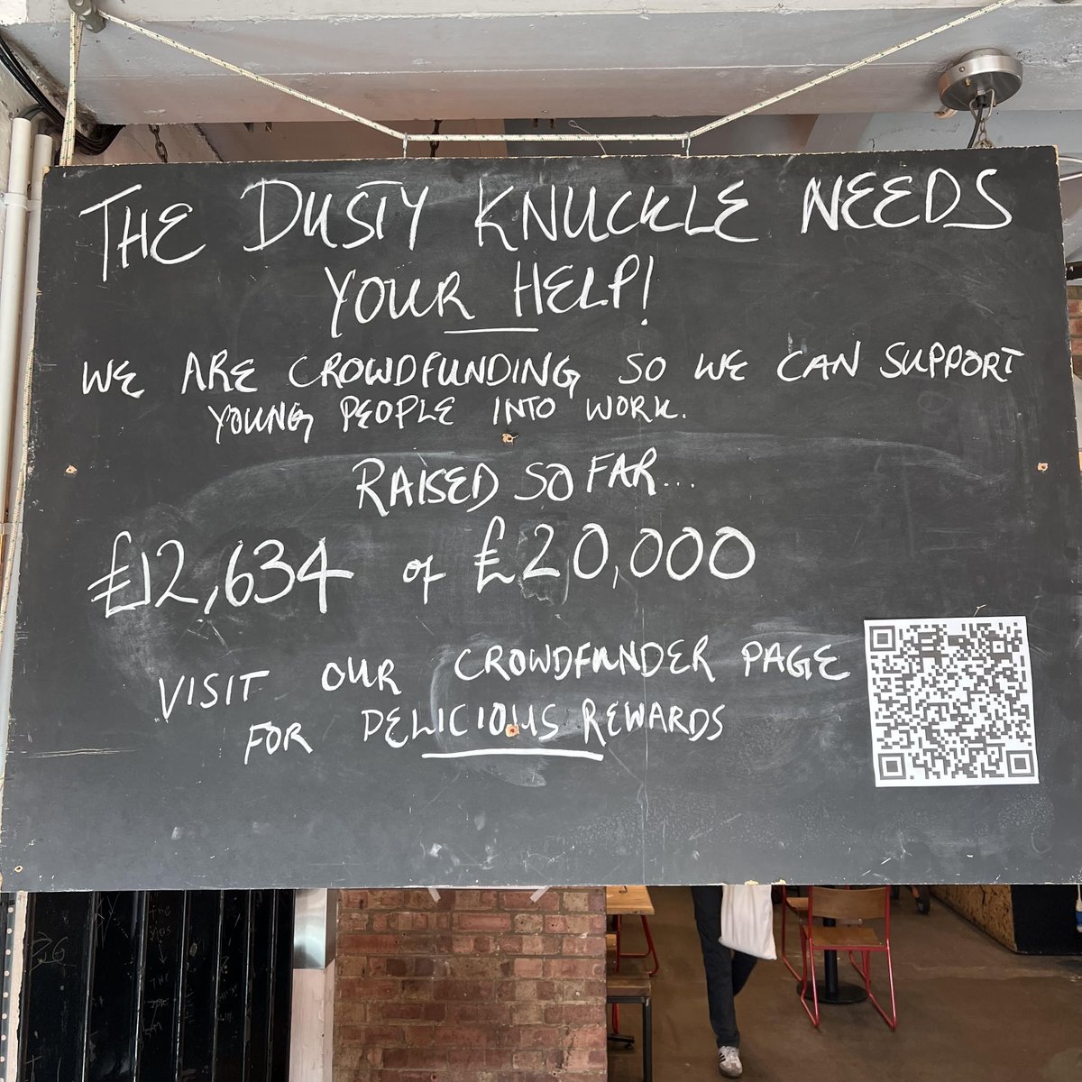 Over £12,500 and counting raised in 24 hours!🧨

THANK YOU LONDON

We still have a bit to go to reach our target. Back us and get incredible discounts on our products - from sarnies to pizzas to private bread classes!

We can do this together 👊👊

kickstarter.com/projects/thedu…